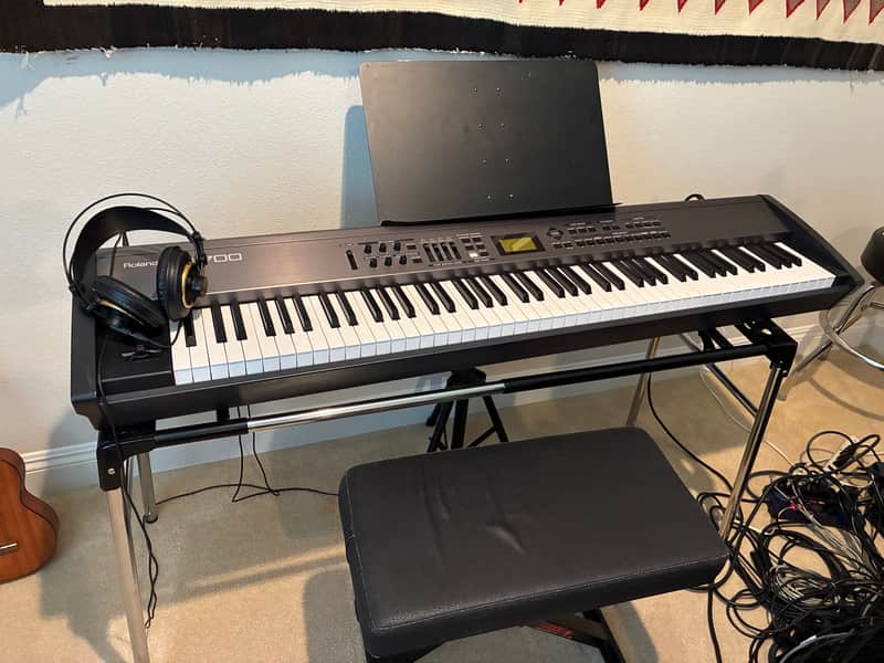 Roland RD-700 88-Key Digital Stage Piano 2001 - 2005 - Black image 1