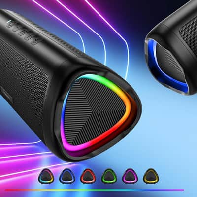 20W Wireless Bluetooth Speaker with HD Audio, IPX5 Water Resistance, Long Battery Life & TWS Connection for Travel, Parties and Outdoor Use image 3