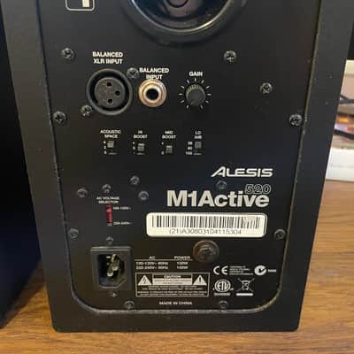 Alesis M1Active 520 5" Powered Studio Monitors (Pair) 2010s - Black image 6