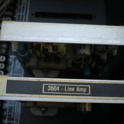 1980's Broadcast Electronics  8M150 analog mono mixer Console From AM radio station image 12