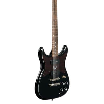 Epiphone Wilshire P90 Guitar 2 Pickup Double Cutaway Ebony image 8