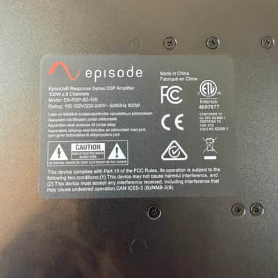 episode EA-RSP-8D-100 2021-2023 - Black metal housing with glass front image 4