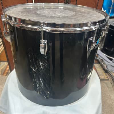 Ludwig 14" deep X 16" head Vistalite concert Tom (11285-1206) early 70's - Black Vistalite image 6