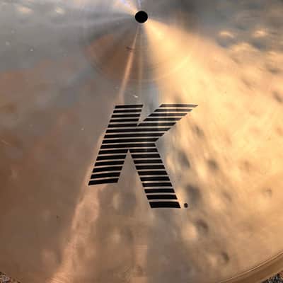 Zildjian 24” K LIGHT RIDE Perfect! MASSIVE 2 Foot Golden GLOWING Complex Beauty! 3017 g! MINT image 4