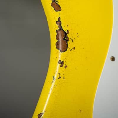 Fender Custom Shop 1957 Heavy Relic HSS Stratocaster - Graffiti Yellow/Black image 11