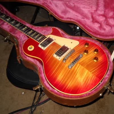 Gibson Les Paul Leo's 59 Reissue 1982 Cherry Sunburst image 2
