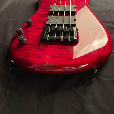 Spector Bantam 4 Left-Handed - like new - Black Cherry image 8