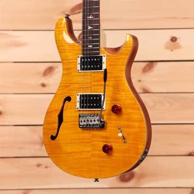 Paul Reed Smith SE Custom 22 Semi-Hollow - Santana Yellow - CTIE102356 image 3