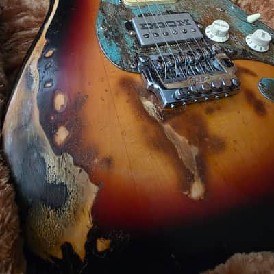 Fender Stratocaster (MIJ) E series neck aka Doom 80's - Sunburst image 5