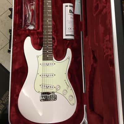 Ibanez LM1 Luca Mantovanelli Signature E-Gitarre 6 String - Luna 2023 - weiß image 7