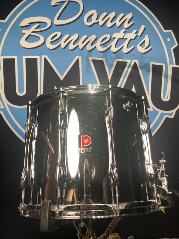 Premier - 12" x 15" Chrome-Over-Wood Marching Snare, 10-lug 1972-1977 image 1