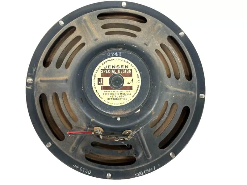 Vintage 1967 Jensen Speaker C12Q 8 Ohms (reads 6.3 ohms) 220720 *NEEDS RECONE* image 1