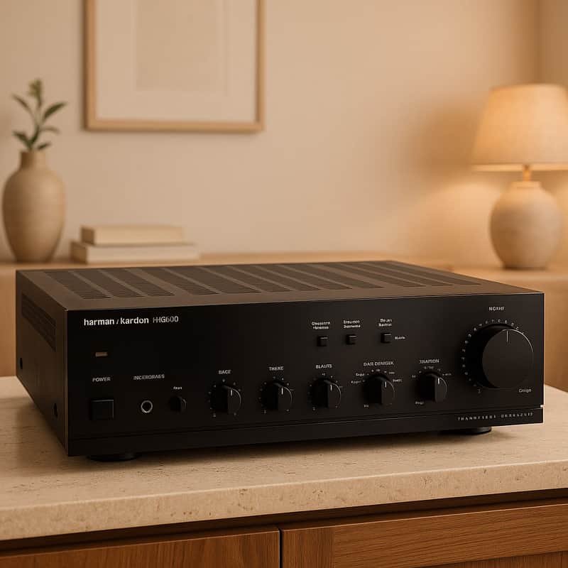 Harman Kardon HK-6500 Rare Vintage Integrated Amplifier Warranty Working Hi-Fi