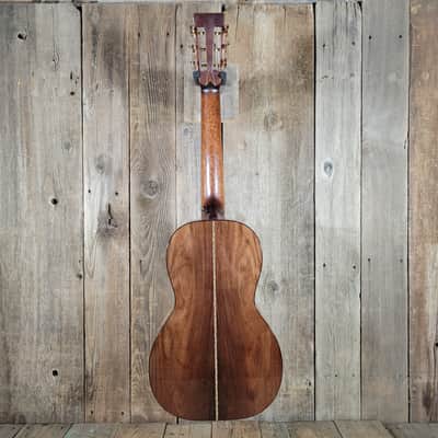 Preston Thompson Guitars Size 2 BA Brazilian Rosewood and Spruce Parlor Guitar with Calton Case - Natural image 4