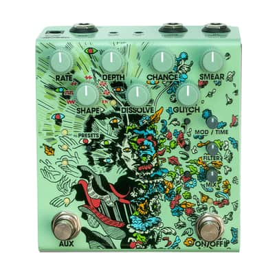 Old Blood Noise Endeavors Parting Glitch Delay/Reverb Green - Effect for Guitars image 1