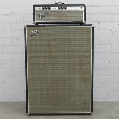 1968 Fender Bassman Amp Head & 2x12 Speaker Cabinet Guitar Bass Cab #40104 image 1