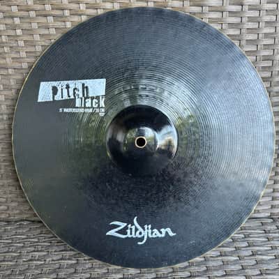 Zildjian Pitch Black 15” Mastersound Hi Hat Cymbals image 2