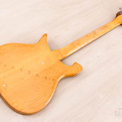 1961 Rickenbacker 450 Combo Vintage Electric Guitar Mapleglo w/ Toaster Top Pickups, Case image 13