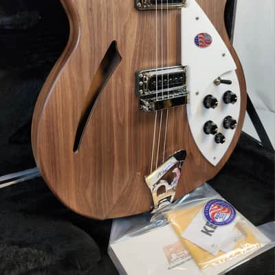Rickenbacker 330 Walnut, Semi-Hollowbody, 21 Fret, Gotoh Tuners, w/HSC image 5