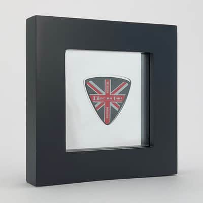 3" x 3" Double Sided Guitar Pick Display, CLEAR #346 Triangle Bass Shape image 4