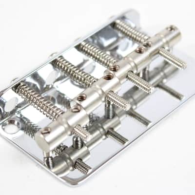 1976 Vintage Fender Jazz Bass/Telecaster/Precision Bass Chrome BRIDGE ~CLEAN~ 1970s-1980s USA image 3