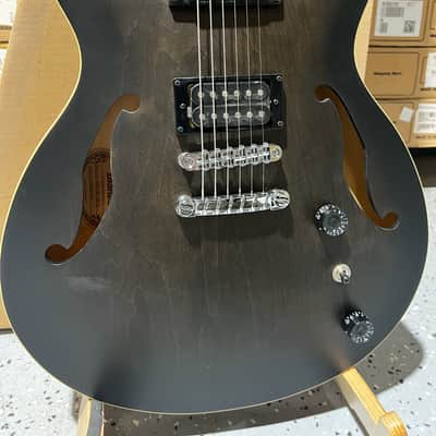 Ibanez Artcore AS53 Semi-hollowbody Electric Guitar - Transparent Black Flat image 3