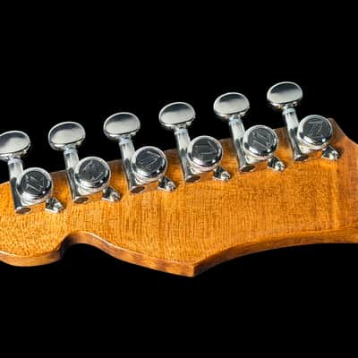 2026 Lucky Dog Evangelist Tele Master Grade Flame Top ~ Transparent Caribbean Blue image 11