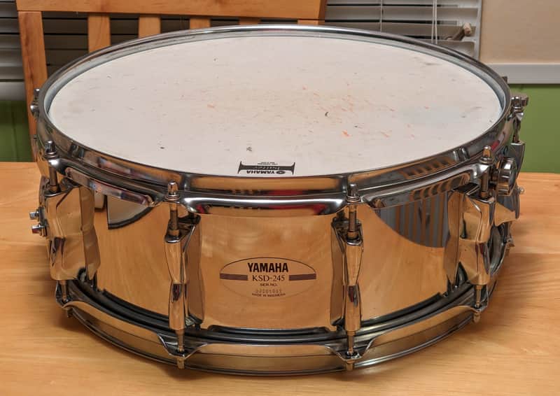 Yamaha KSD-245 steel snare drum - local pickup $90 image 1