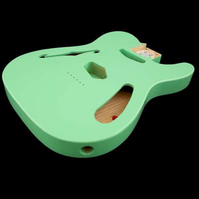 Tone Ninja Tele Thinline Body, Swamp Ash, Gloss Poly Surf Green