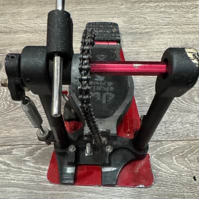 DW 5000 Chain Drive Bass Drum Pedal Red Base Vintage USA image 7