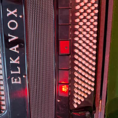 Elkavox F3 120 Bass Electronic Piano Accordion & Sound Module Setup image 2