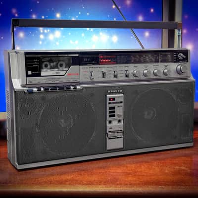 SANYO M-X650LU 🌈RaRe🌈 Vintage Stereo Cassette Recorder image 4