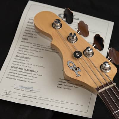 G&L LB-100 Bass Fullerton Red w/ Satin Frost Left Handed image 6