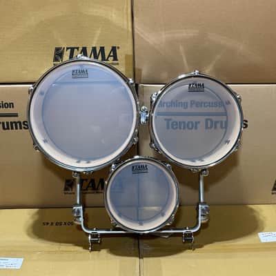 Tama Starlight Trio Marching Tenor Set - 8"/10"/12" - Satin Black image 5