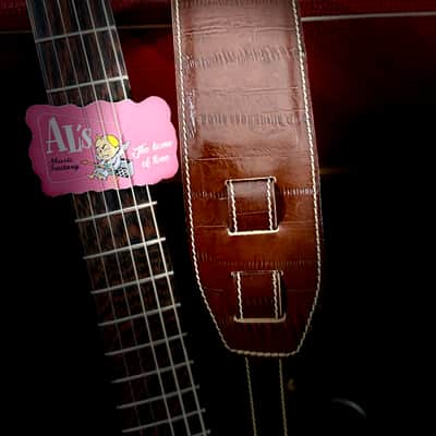 Blue Bell Straps Johnson OSTRICH LEG Strap Exotic Leather One of a Kind Exclusive Al’s Music Factory Collection 2026 - Mid Brown image 12