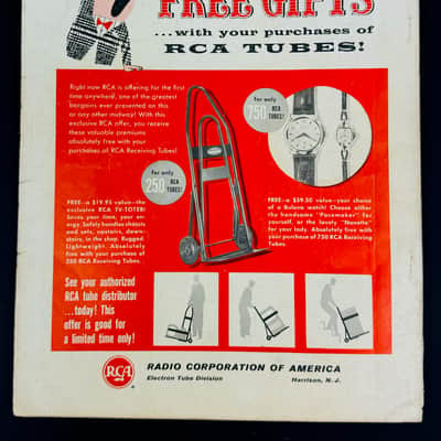Radio-Electronics Magazine, Les Paul Cover, Super Rare Survivor 1958 image 2