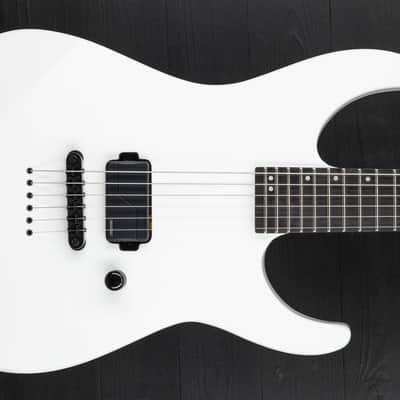 ESP E-II M-I Neck Thru NT SW - Snow White image 6
