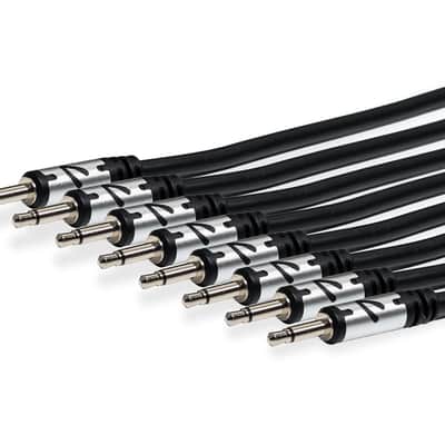 Joranalogue 30cm Patch Cable 8-Pack - Black image 1