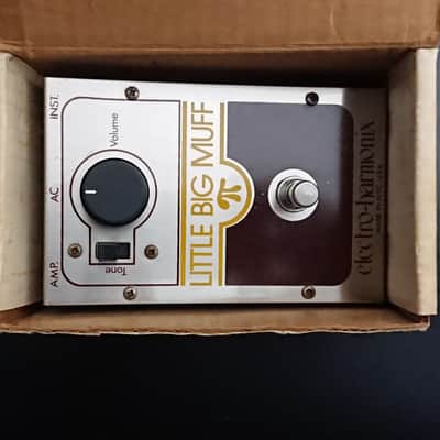 1970s - Op-Amp - Boxed - Vintage Electro-Harmonix Little Big Muff 1970s - Silver/Brown/Yellow image 20