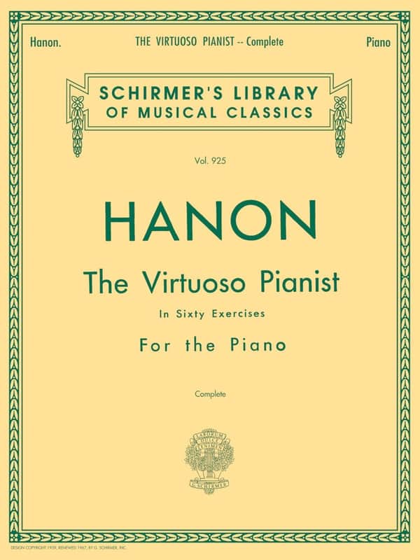 Hanon Virtuoso Pianist in 60 Exercises Complete Schirmer's Library of Musical Classics, Vol. 925 image 1