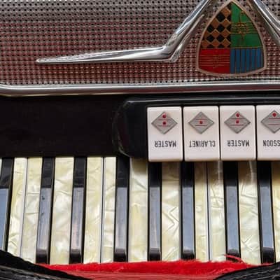 Vintage Iorio Italian Piano Accordion with Mother of Pearl Keys image 4