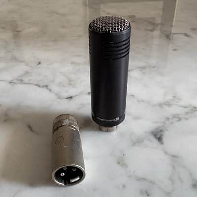 Beyerdynamic M 422 N 80er-90er - schwarz mit Tuchel auf XLR Adapter und Schwanenhals image 2