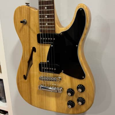 Fender Jim Adkins JA-90 Telecaster Thinline - Natural, Mint, With Fender Gig Bag image 5