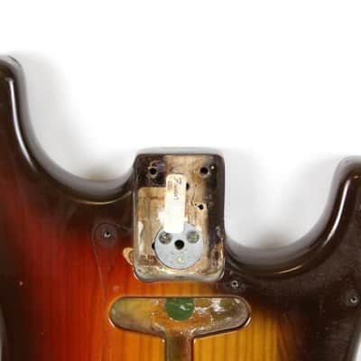1979 Vintage Fender Stratocaster Sunburst BODY S9 Serial 1970s CBS Era USA Strat image 2
