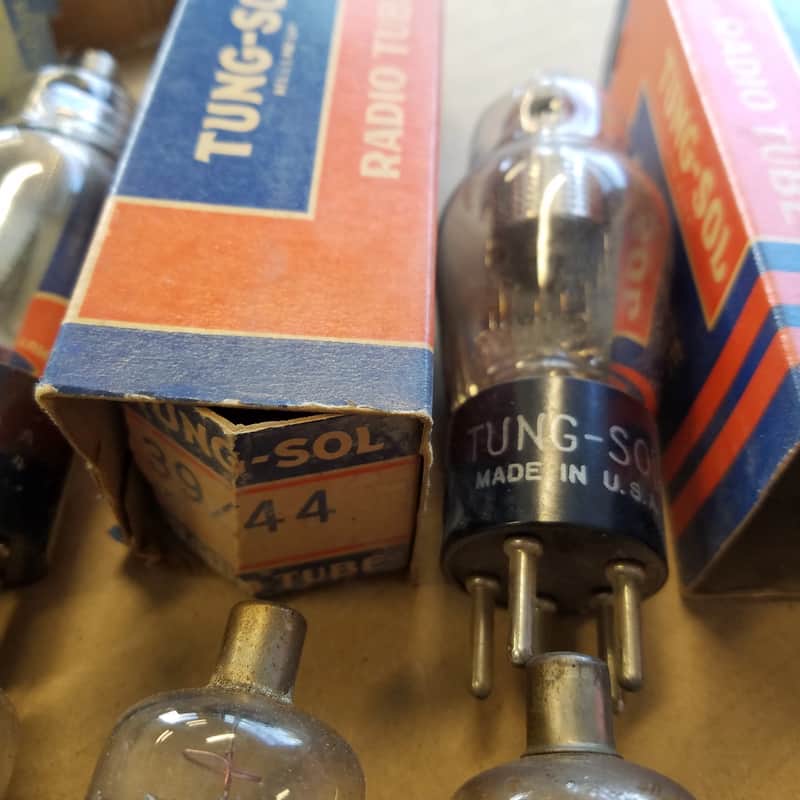 RCA etc. Pair (2) Type 39/44 Antique tNOS AT1000 TESTED Vacuum Tubes Pentode 1935-1949 image 1
