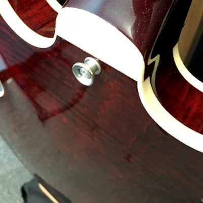 Heritage H-535 Semi-Hollow Body Trans Red Wine image 5