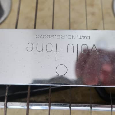 Vintage 1930s Volu-Tone Lap Steel Mother of Pearl Lap Steel Guitar White Sparkle MOP Pearl Valco Will Need New Tuner Buttons & Minor EZ Project TLC Magnatone Supertone Aloha image 10