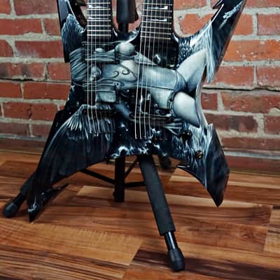 (Video Demo) Jackson USA Custom Shop Pablo Masterbuilt Double Neck 6 & 7 2009 Custom Graphic image 6