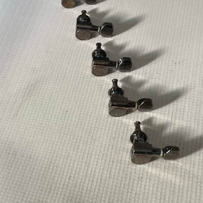2000's Korean Era Ibanez RG & S Series Cosmo Black Tuning Pegs Tuners 6 In LIne image 3