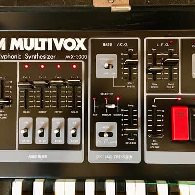 Multivox MX-3000 polyphonic synthetizer image 3